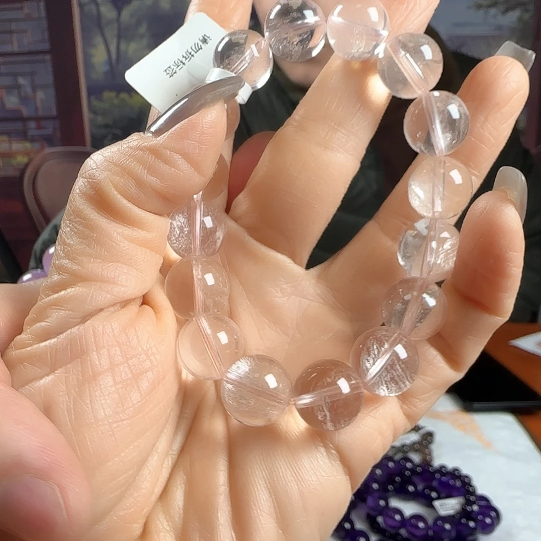水晶手链未镶嵌水晶手串