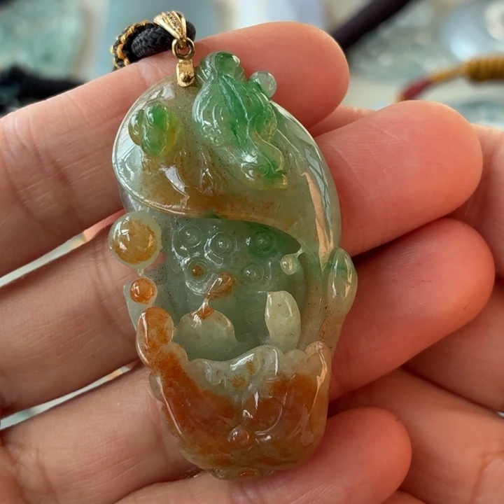 翡翠未镶嵌颈饰天然翡翠