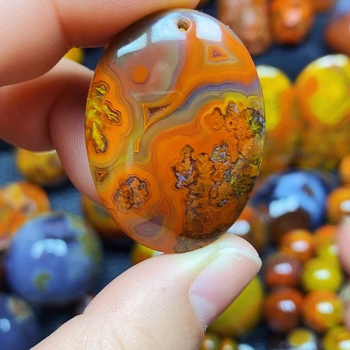 玛瑙/玉髓未镶嵌颈饰