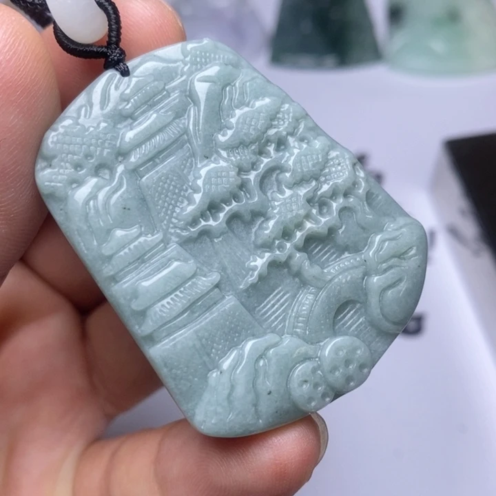 颈饰未镶嵌翡翠翡翠