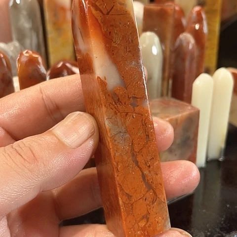 寿山石印石李*寿山石寿山石印石