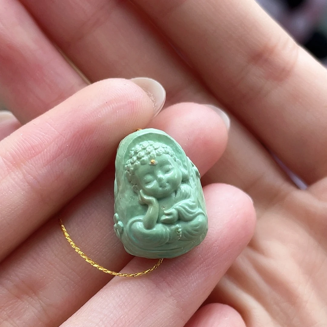 绿松石未镶嵌颈饰