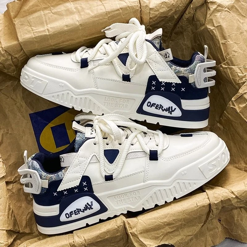 男鞋夏季透气2025新款韩版学生运动休闲小白鞋板鞋潮流百搭鞋子男