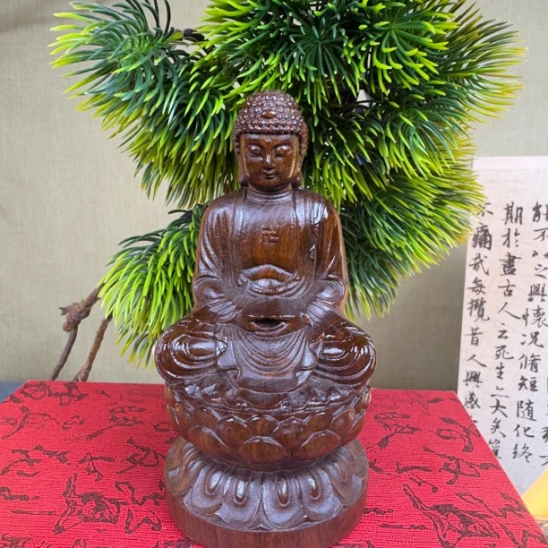 大日如来摆件木质文玩