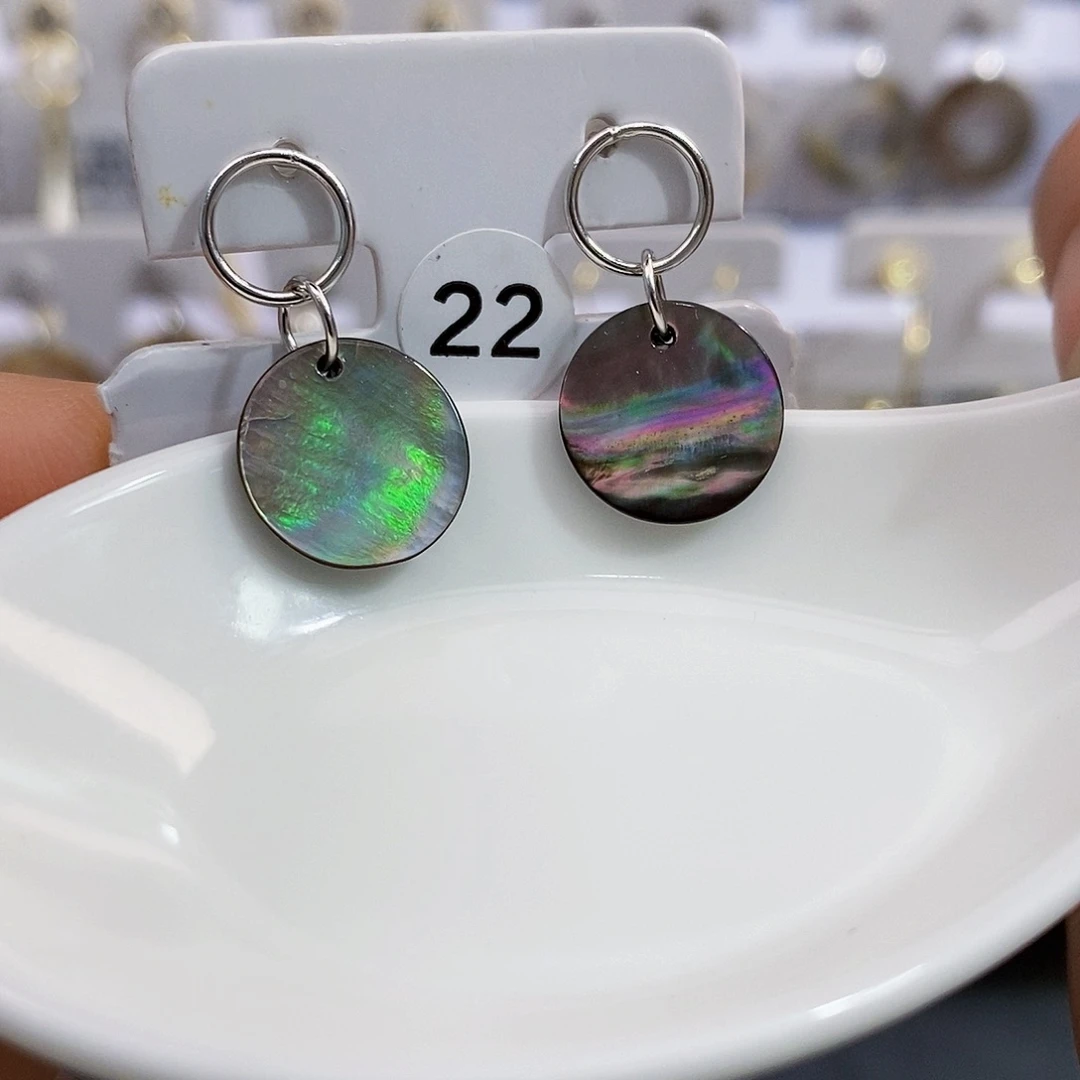 银S925镶嵌特价秒库存淡水极光珍珠设计款淡水珍珠