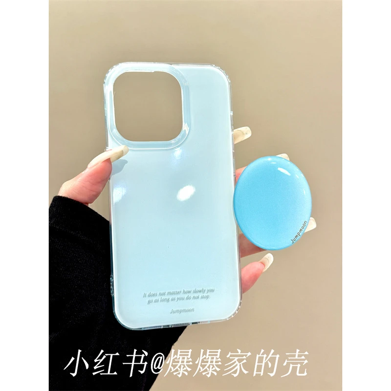 适用苹果iphone16promax简约纯色15pro创意14支架13ins个性手机壳