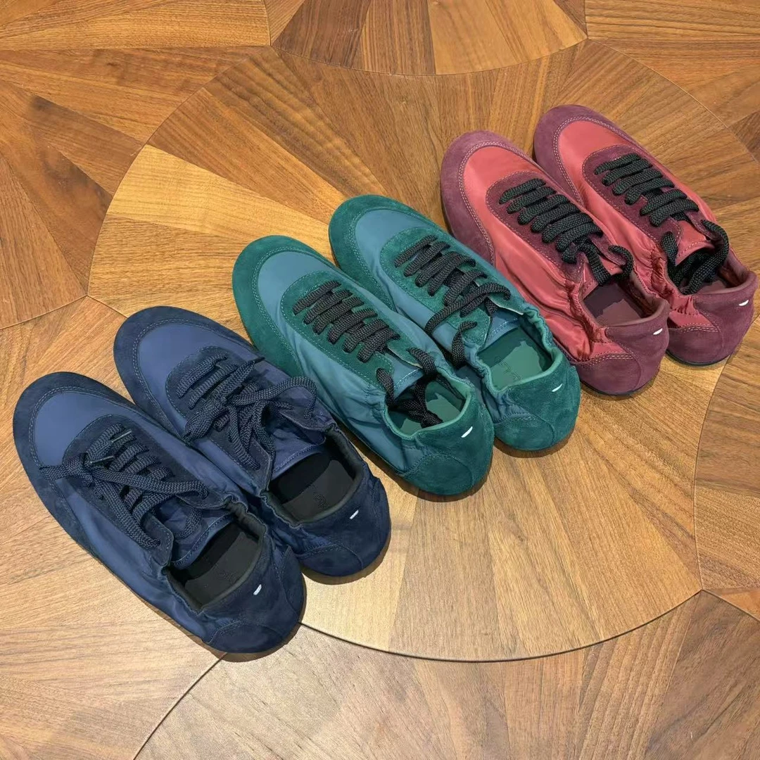 MYL2025年春季新款牛京皮单鞋休闲鞋带系带休闲单鞋