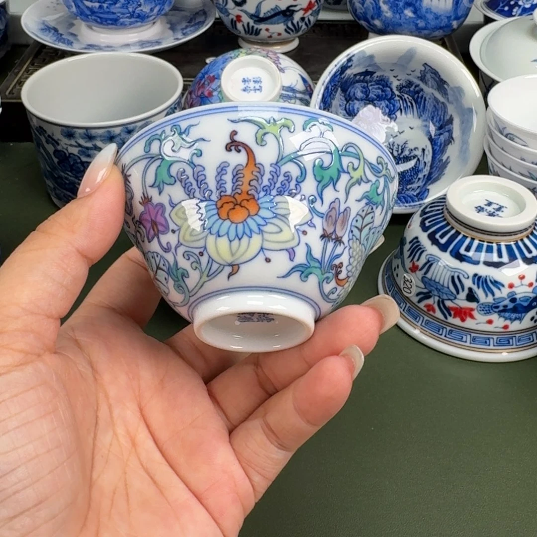 景德镇景德镇纯手工手绘茶器蒙蒙394