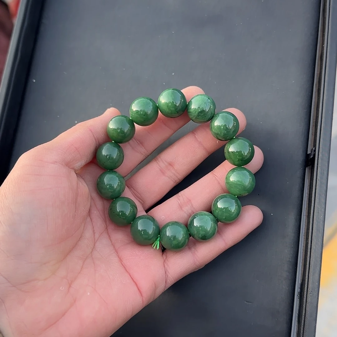 【闪购商品】和田玉手串未镶嵌碧玉手串