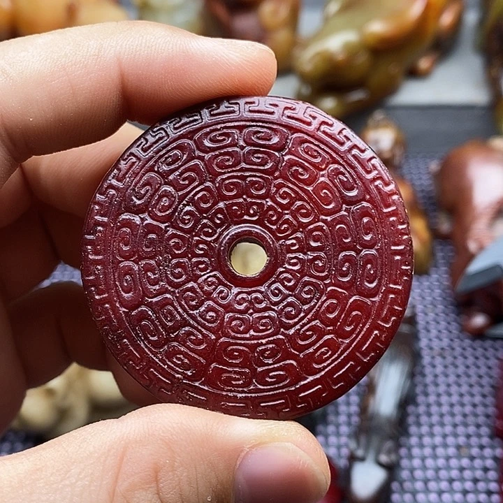 未镶嵌蛇纹石玉颈饰
