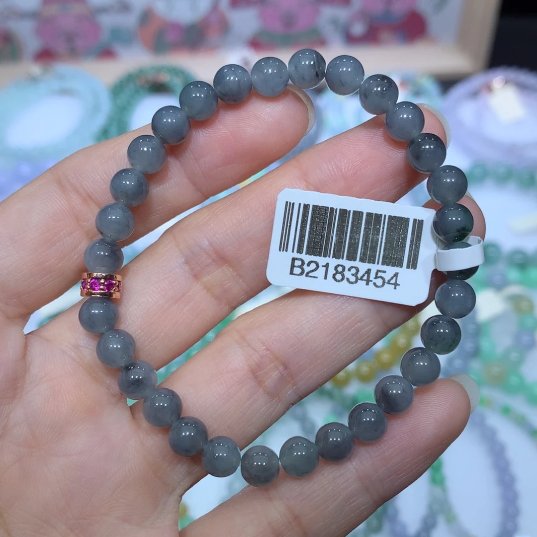 翡翠未镶嵌手链天然