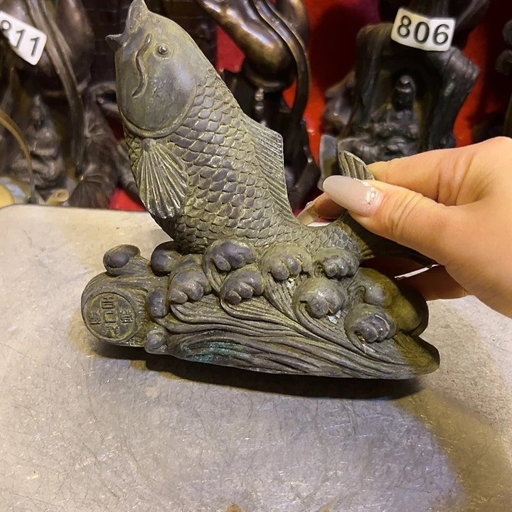 黄铜摆件，文房工艺品摆件