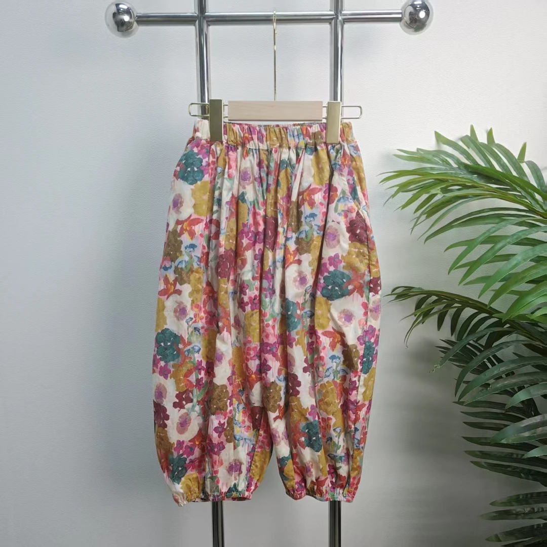 【8119】花版长裤9-10