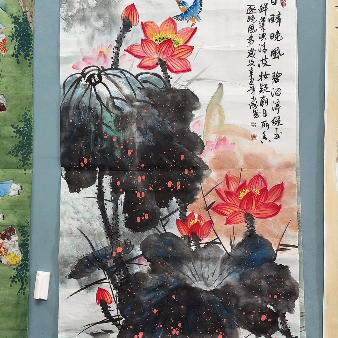 纯手绘国画作品作品