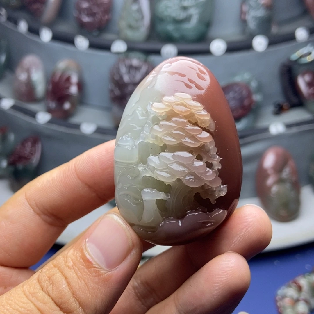 快***行玛瑙/玉髓未镶嵌颈饰