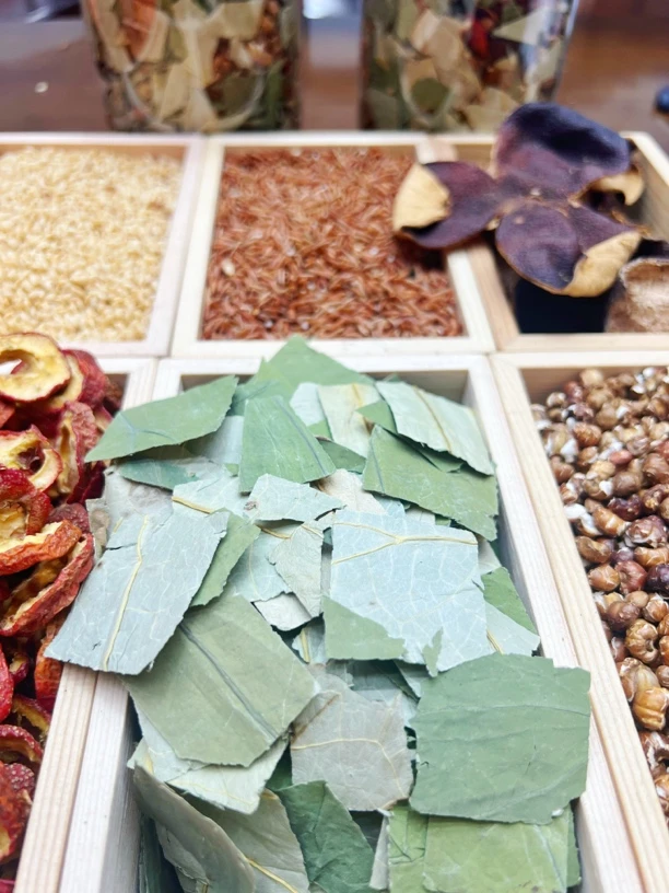 荷叶陈皮炒米茶500克起