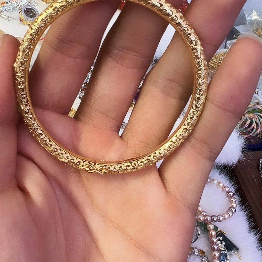 ****)银S925镶嵌碧玺手镯