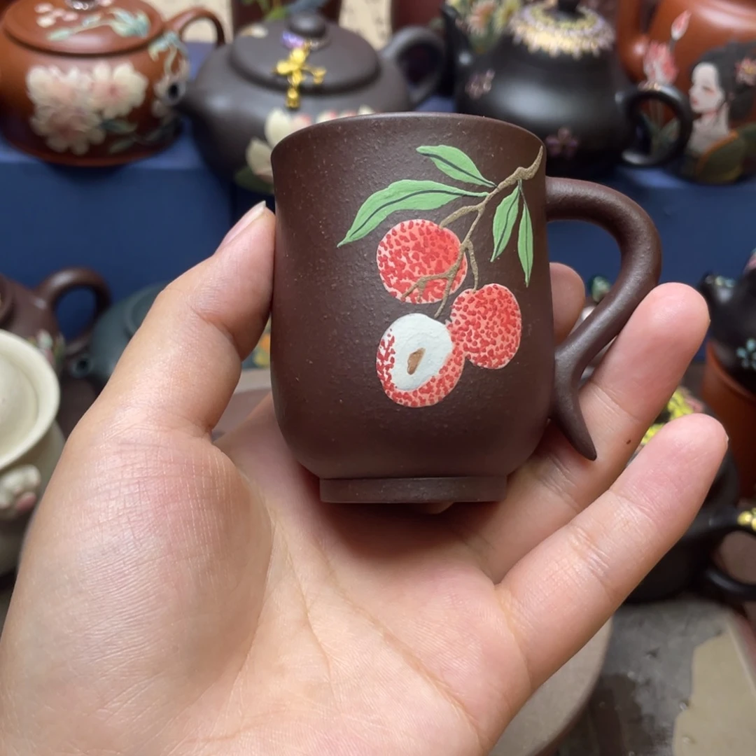 茶杯紫泥紫砂主人杯100cc