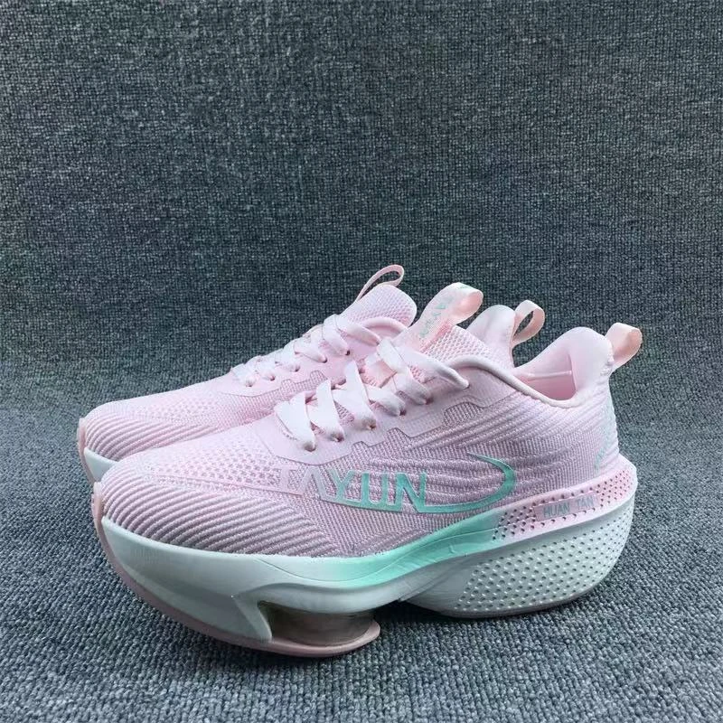 减震男女鞋高弹跑鞋跑步鞋舒适缓震透气耐磨增高TY888