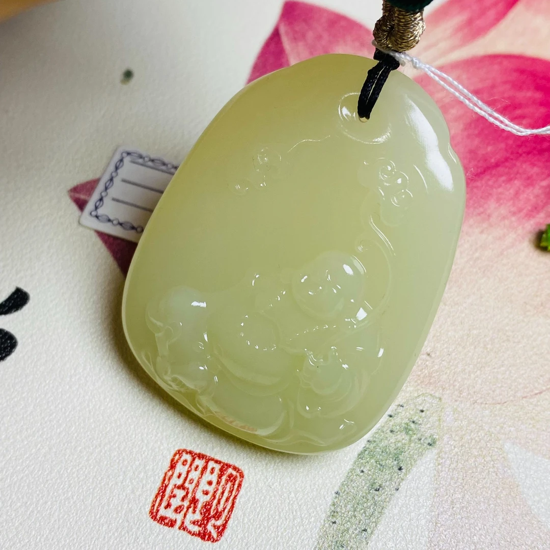 高50宽39厚度14+双面深雕佛 配绳子配礼盒1013