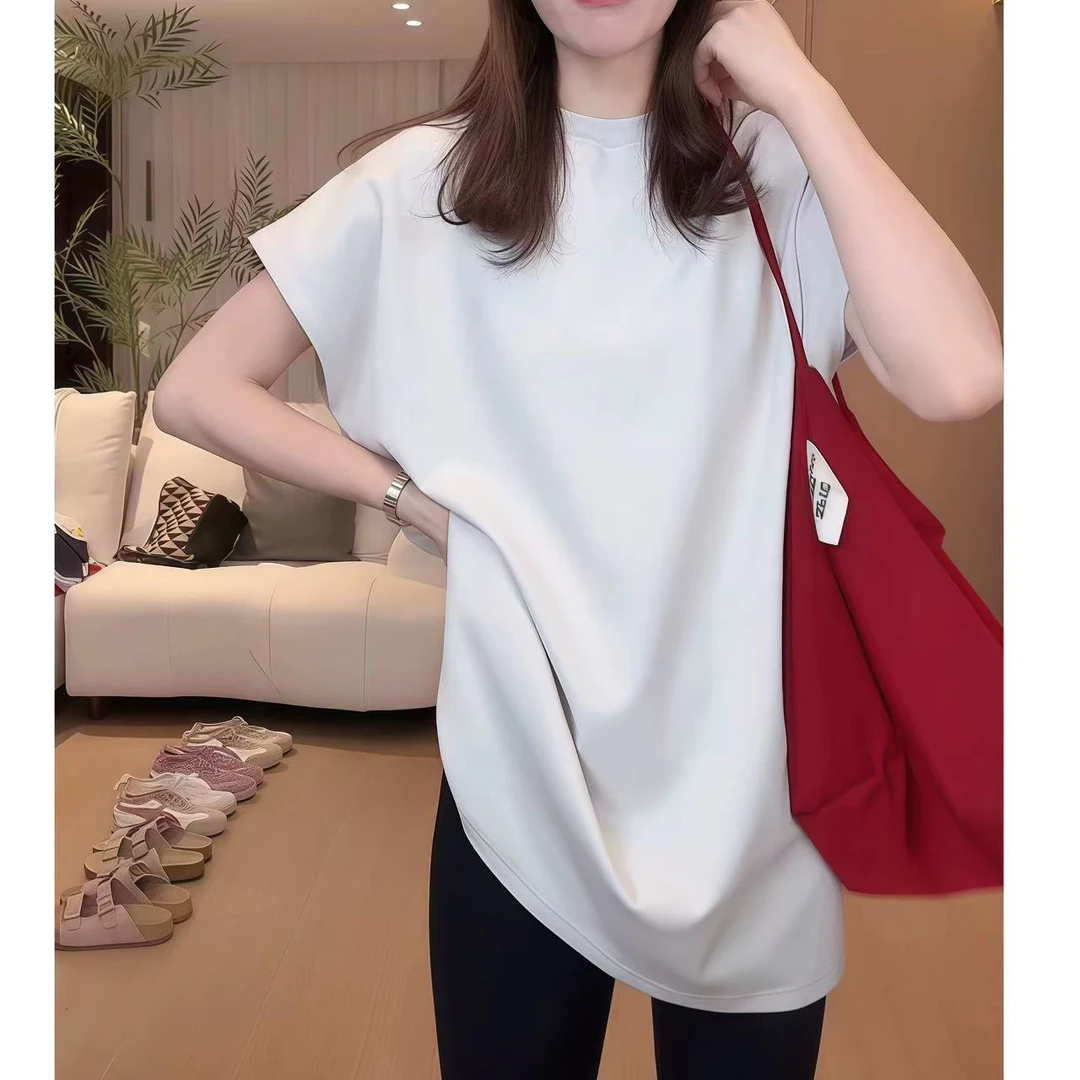 韩系千金休闲风套装显瘦小飞袖烟管裤气质遮肉简约大气（一套）夏季