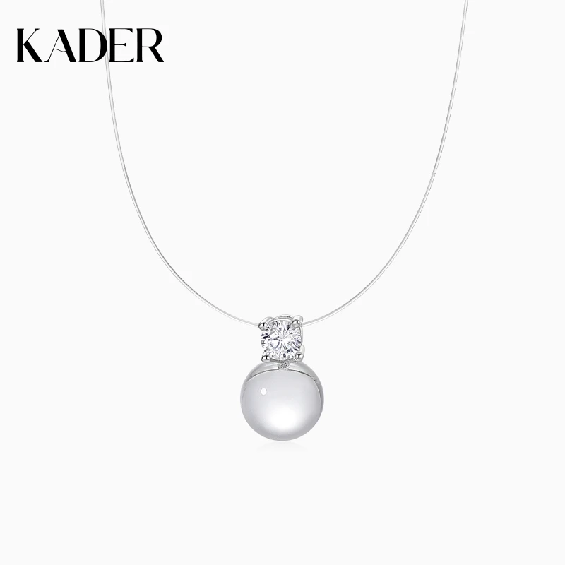 KADER/卡蒂罗星点白水晶项链时尚百搭经典精致天然水晶XL5899