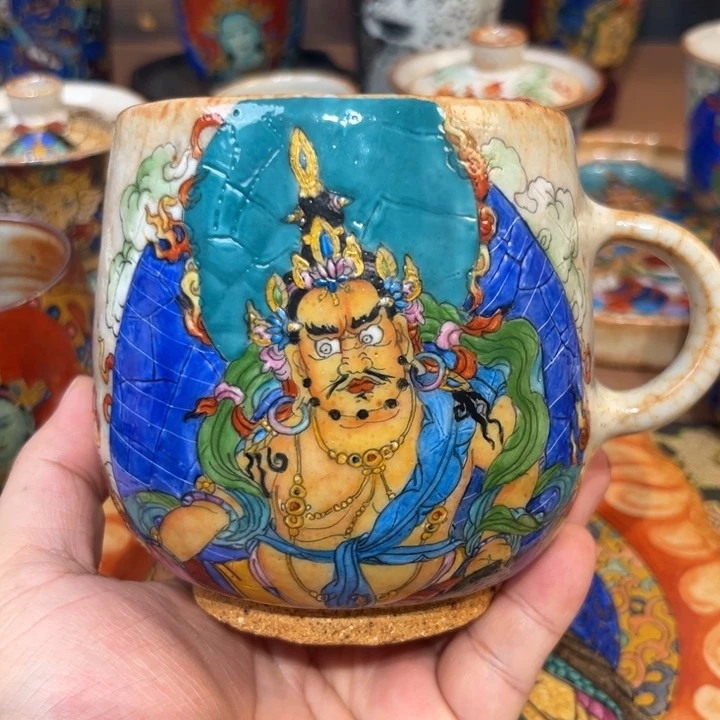 新品发布黄财神马克杯