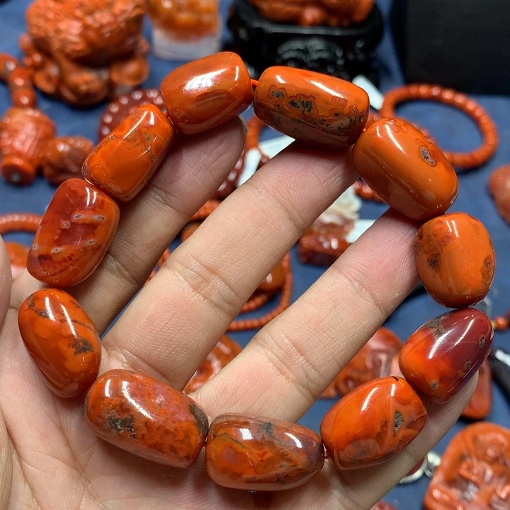 手串未镶嵌南红玛瑙14mm+