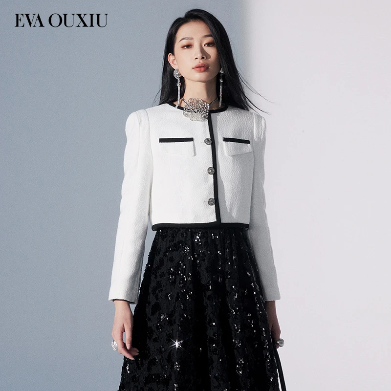 【诗语专属】EVA OUXIU/伊华欧秀小香风短外套E31AS9574