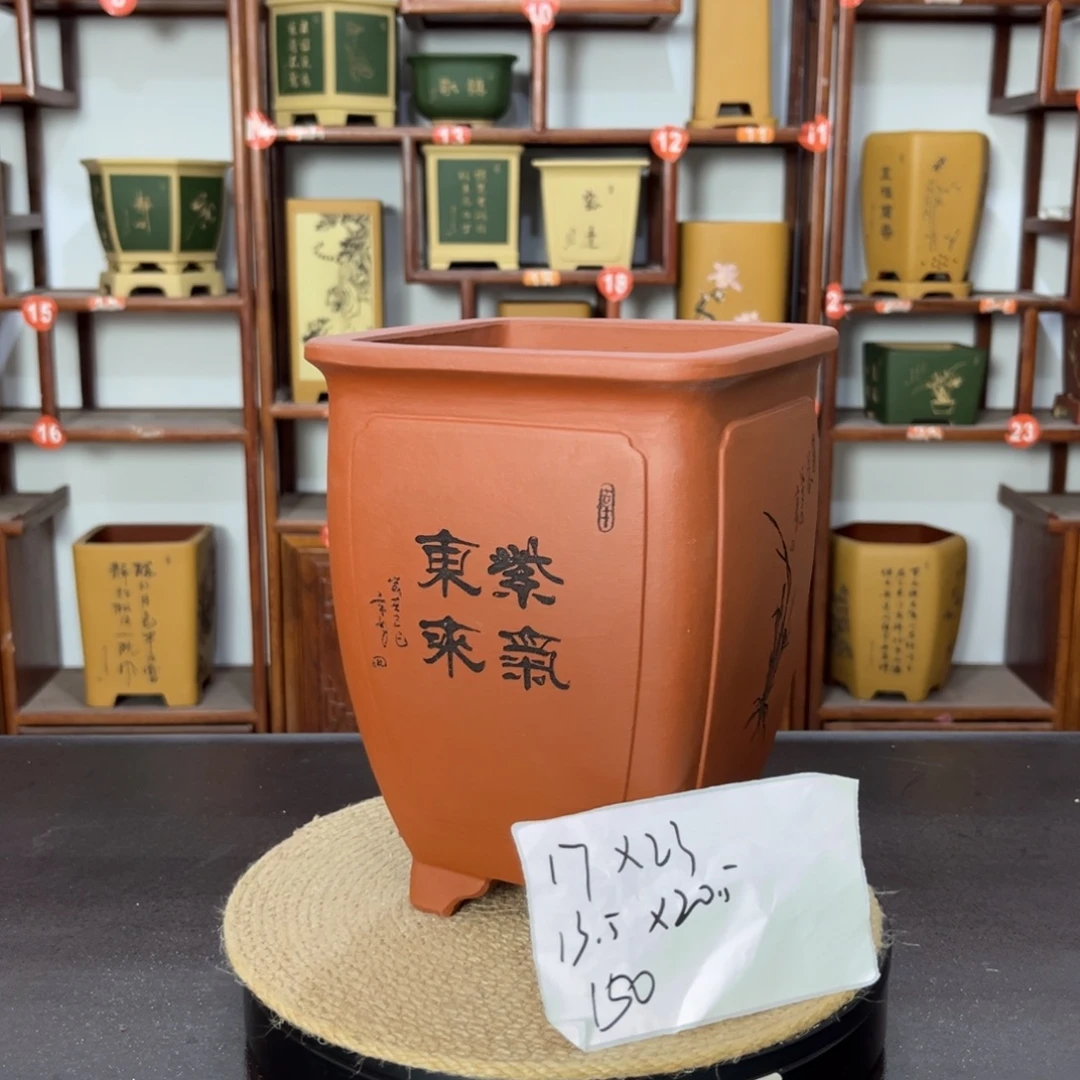 紫砂花盆紫砂花盆