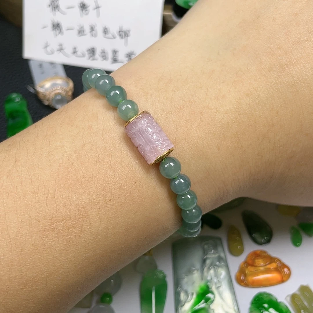 【闪购商品】颈饰未镶嵌翡翠小米珠手串