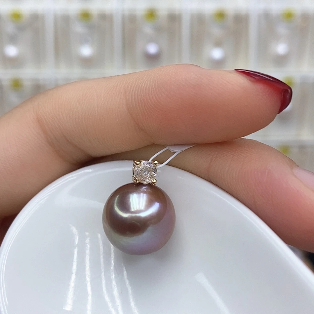 颈饰合金淡水珍珠