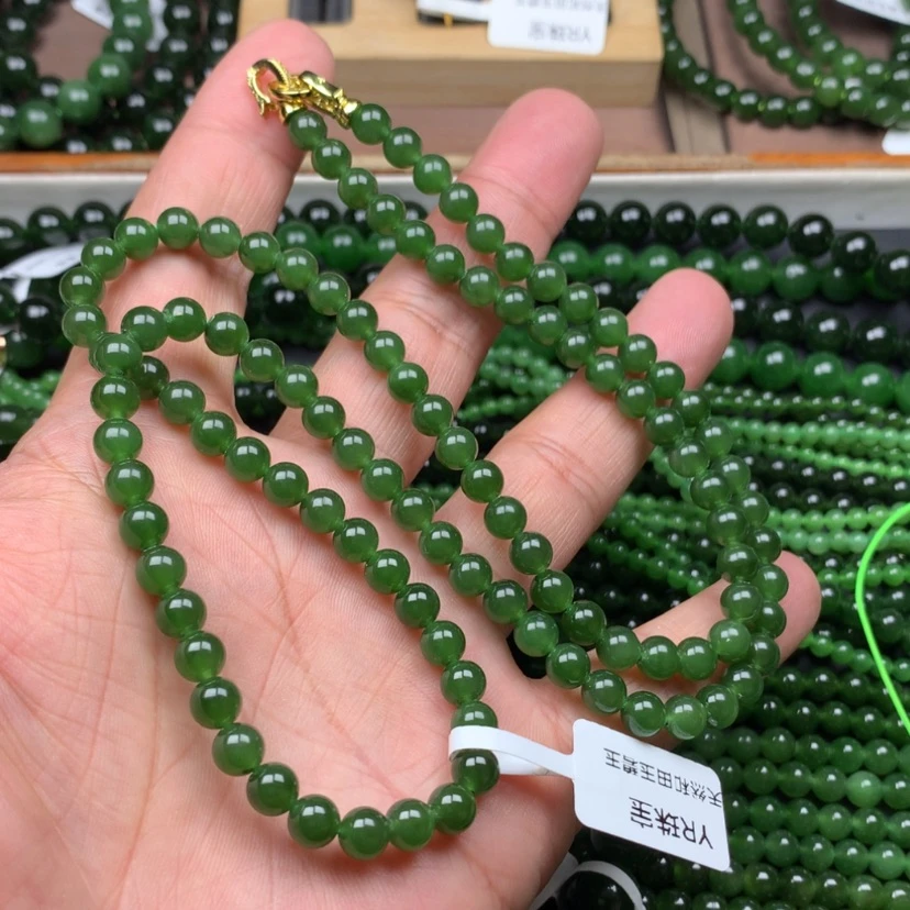 【闪购商品】颈饰未镶嵌和田玉（碧玉）6