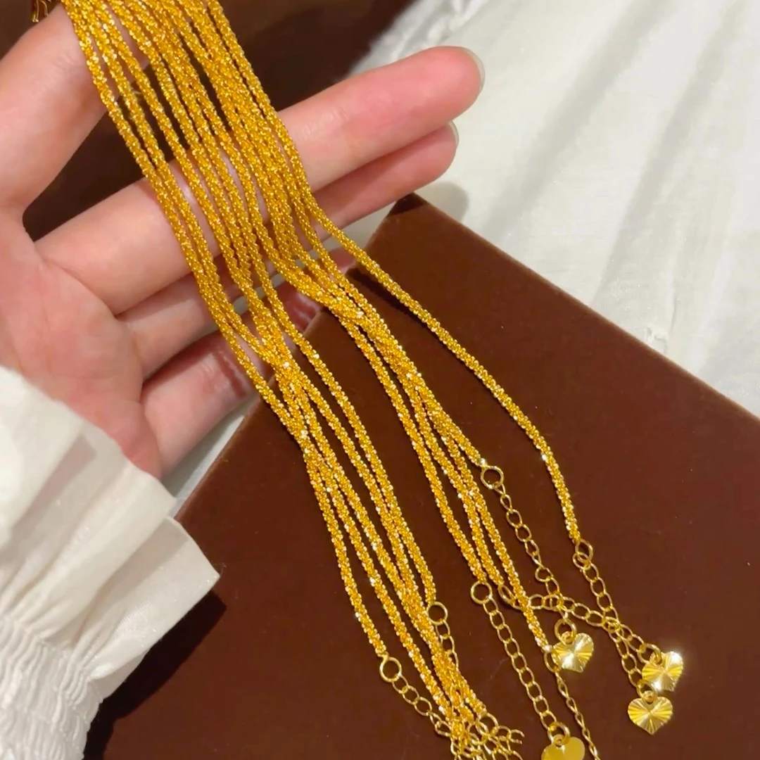 铜合金手链 波光粼粼龙鳞手链时尚潮流简约素雅通勤百搭手链