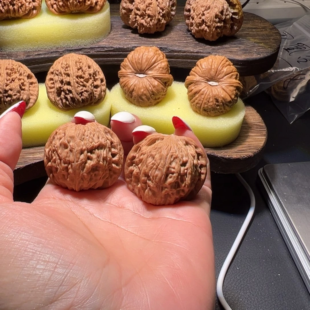 海***壳文玩核桃吊坠磨盘37