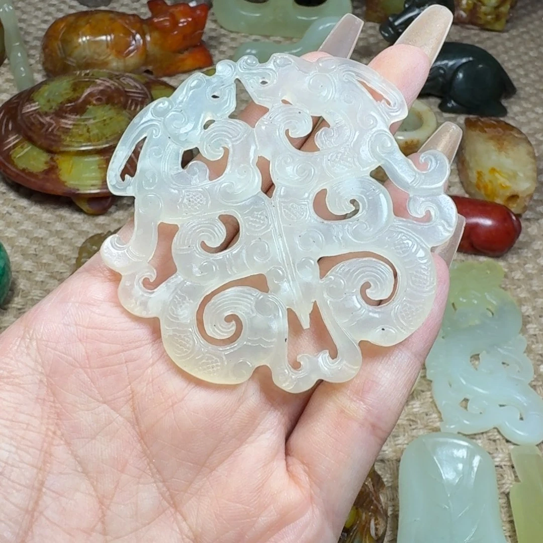 吊坠白玉菩提挂件