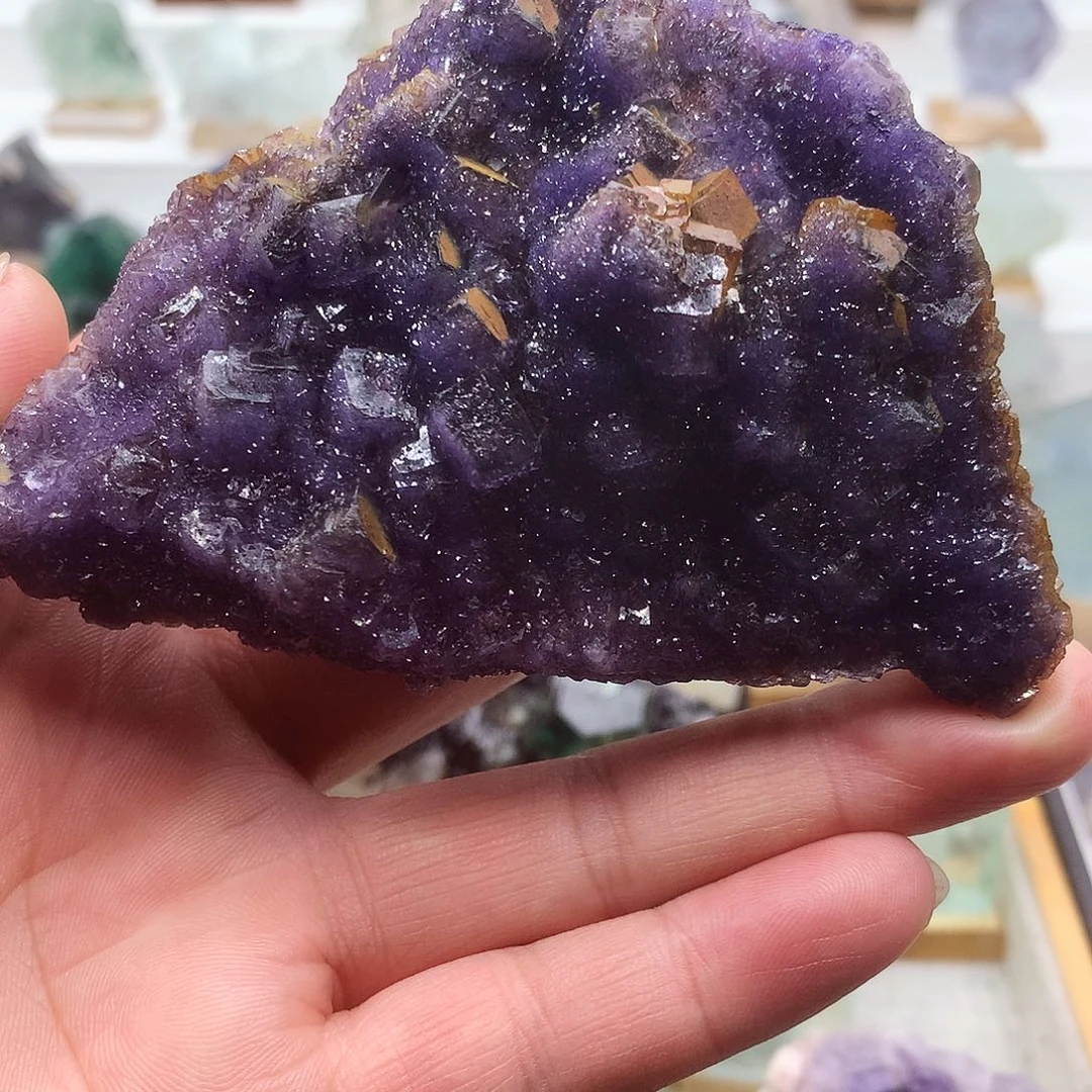 石材河南紫萤石矿