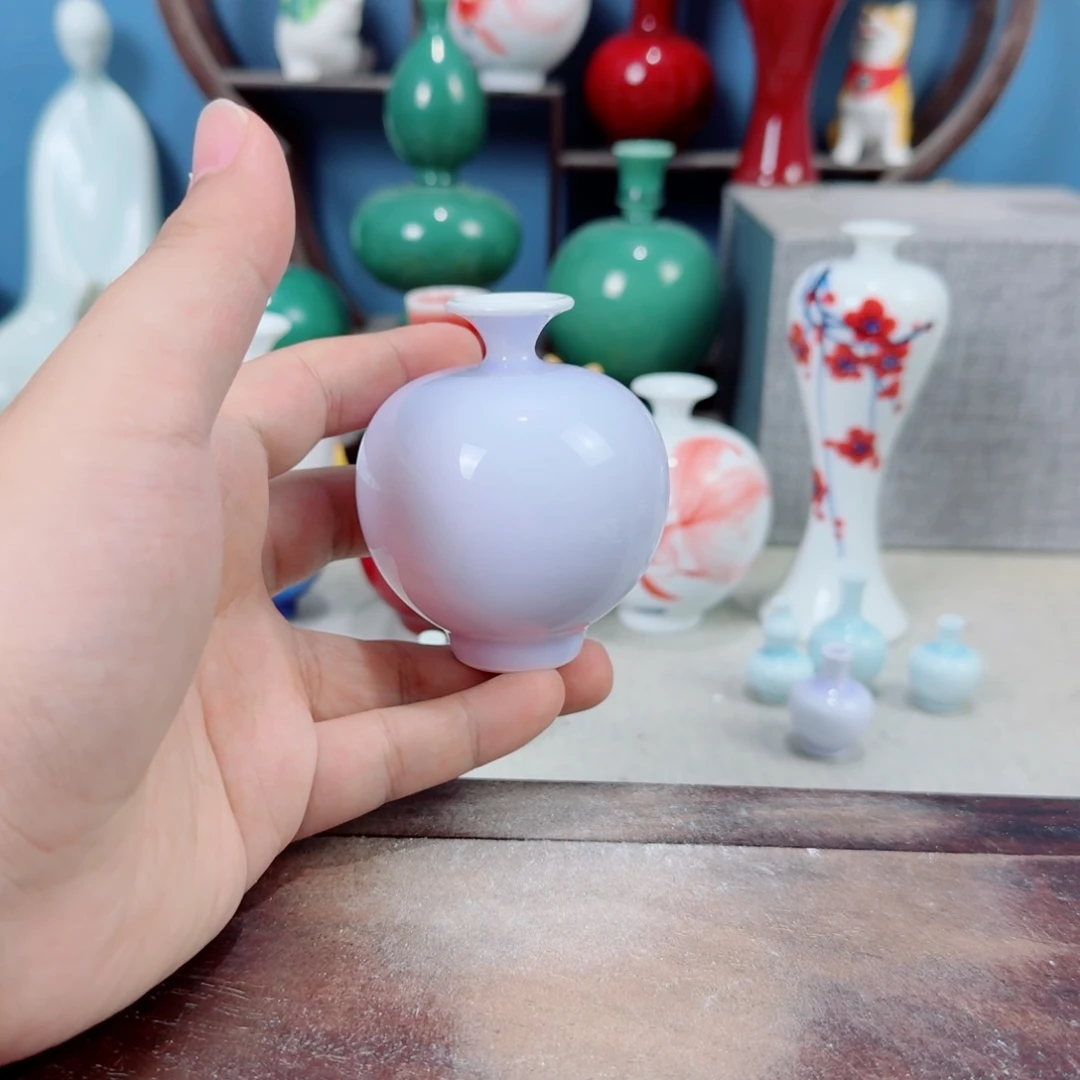 陶瓷手工小花器摆件