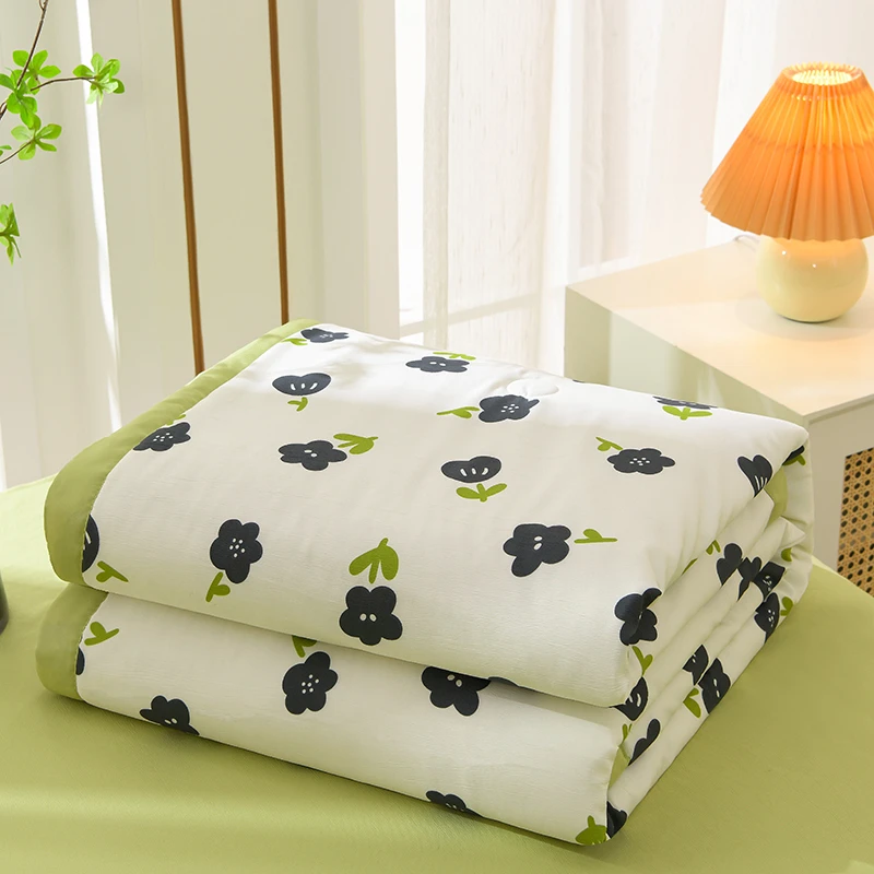 小清新夏被夏凉被空调被夏天专用薄被子被芯可水洗床上单件被褥子