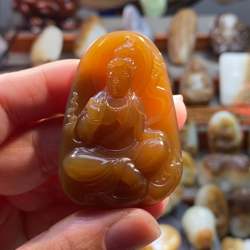 【闪购商品】和田玉（糖玉）吊坠未镶嵌