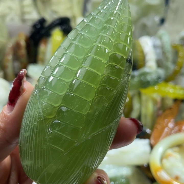 岫玉未镶嵌手把手把