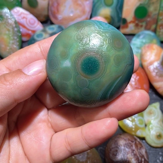 石英质玉珠宝半成品未镶嵌用****1