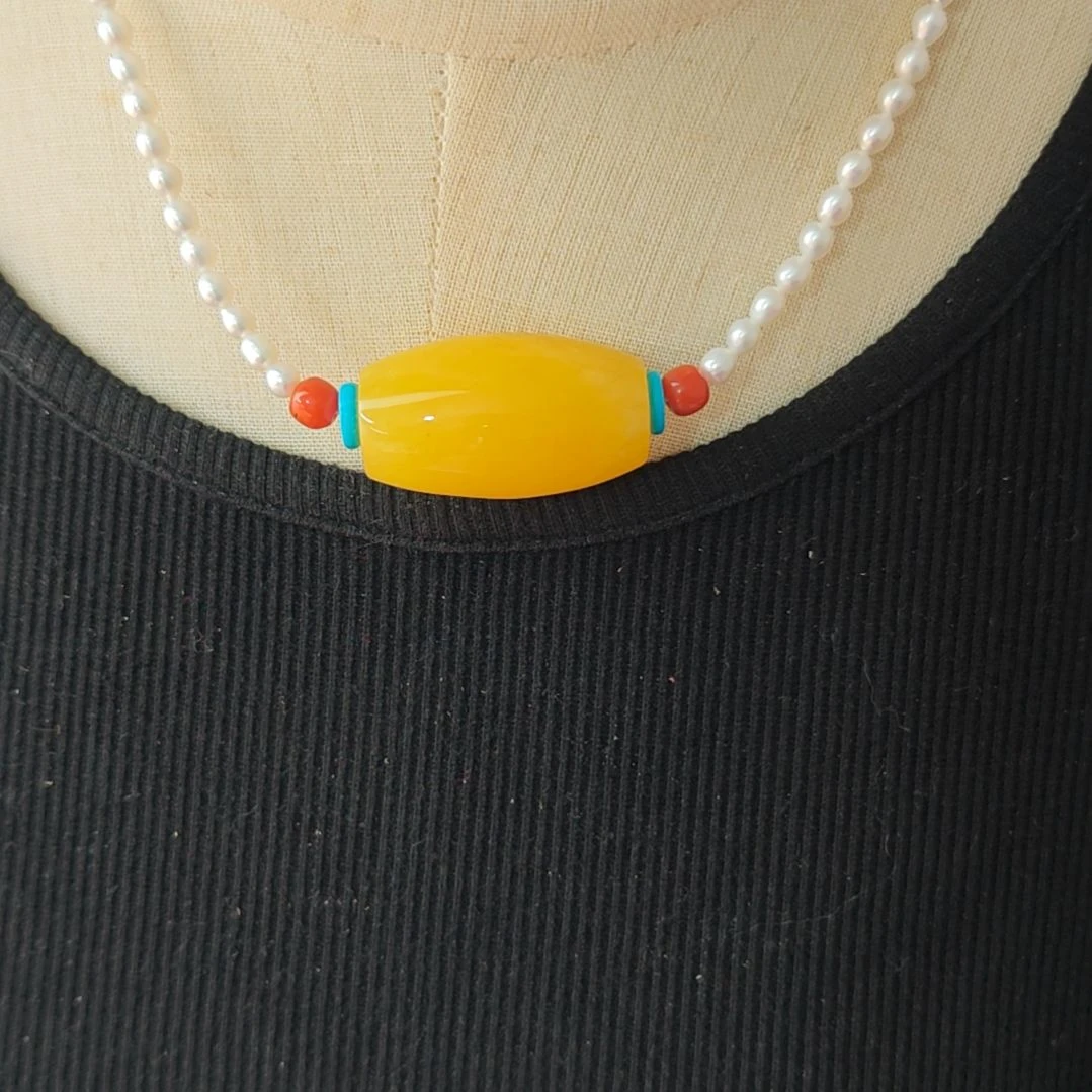 蜜蜡吊坠(赠链)未镶嵌