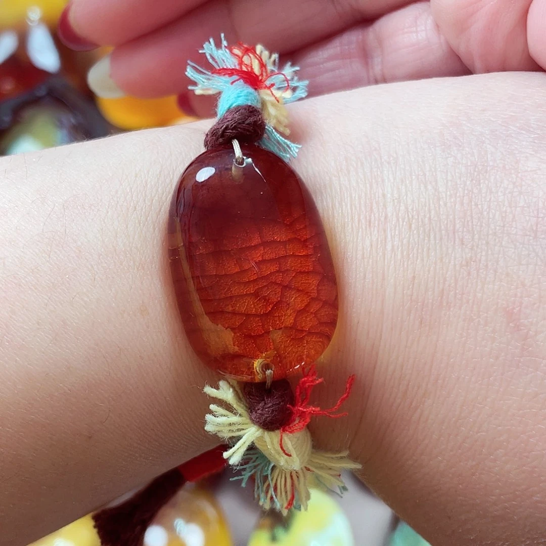 琥珀戒指未镶嵌手环