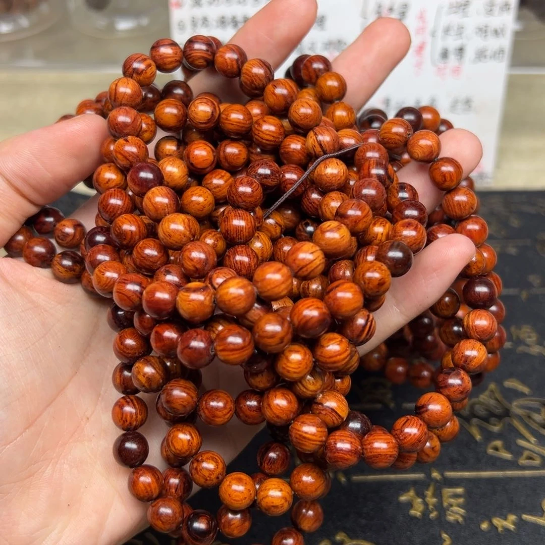 木红降08圆珠满油单圈（瑕疵）