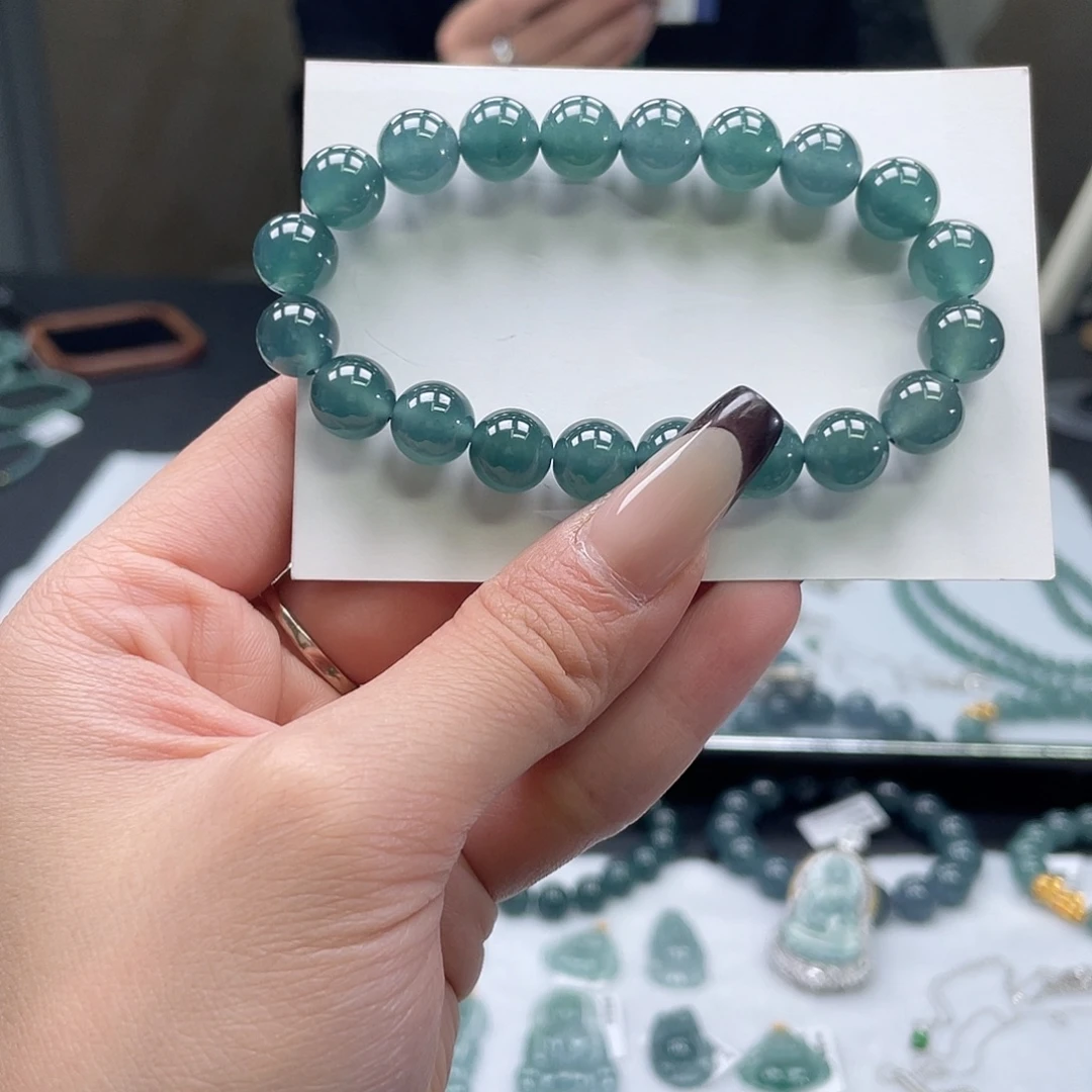 翡翠未镶嵌套链天然a货翡翠