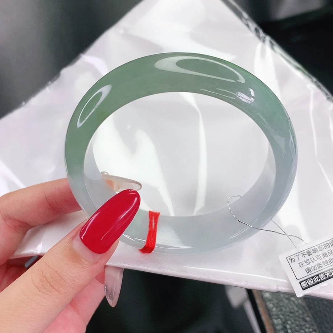 未镶嵌手镯翡翠58圈