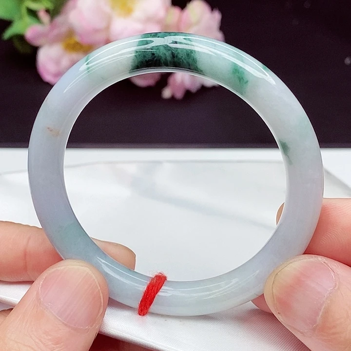 翡翠手镯未镶嵌53.5圈