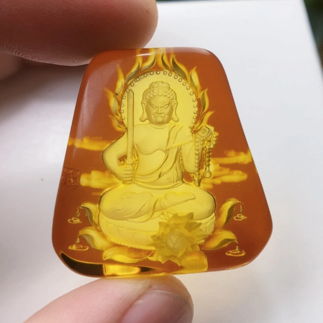 【闪购商品】金珀吊坠(不含链)未镶嵌