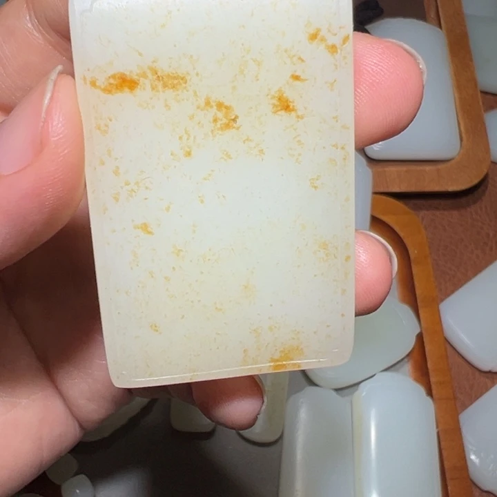 顺***李未镶嵌和田玉挂件